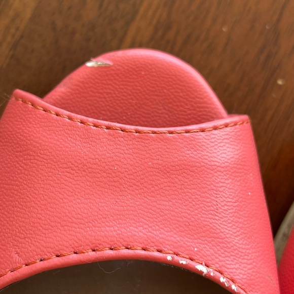 Pink Peep-Toe Slingback Heels size 7 - Picture 5 of 7